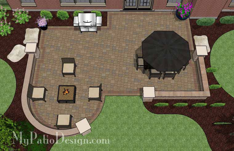 01. Patio Designs for Straight Houses – Page 2 – MyPatioDesign.com