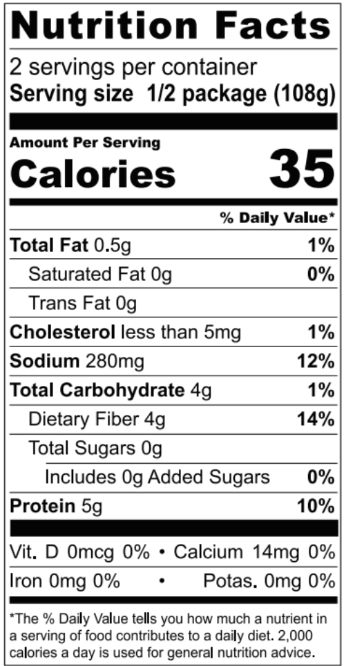 Nutritional Information