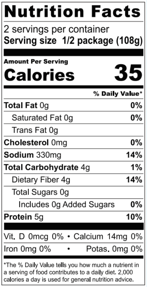 Nutritional Information