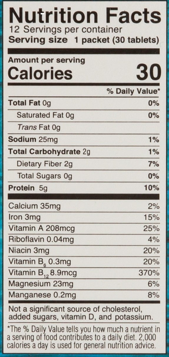 Nutritional Information