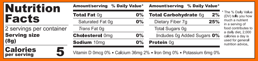 Nutritional Information