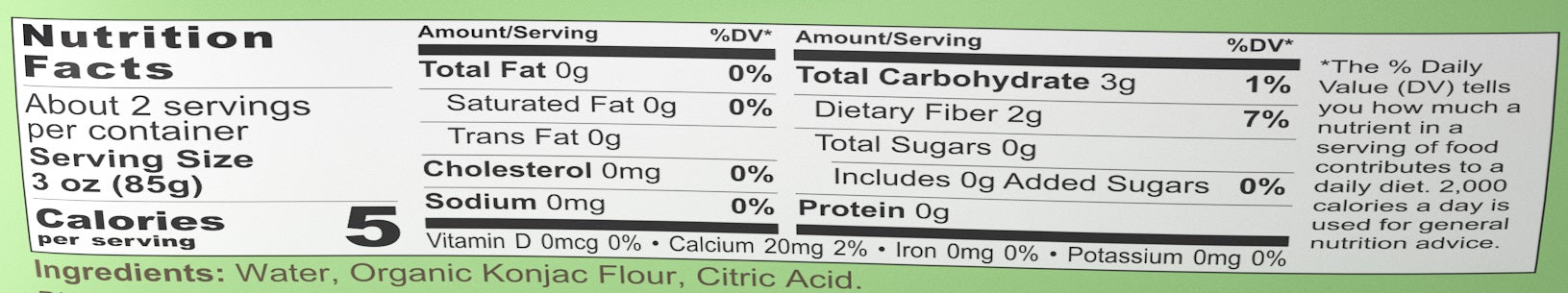 Nutritional Information