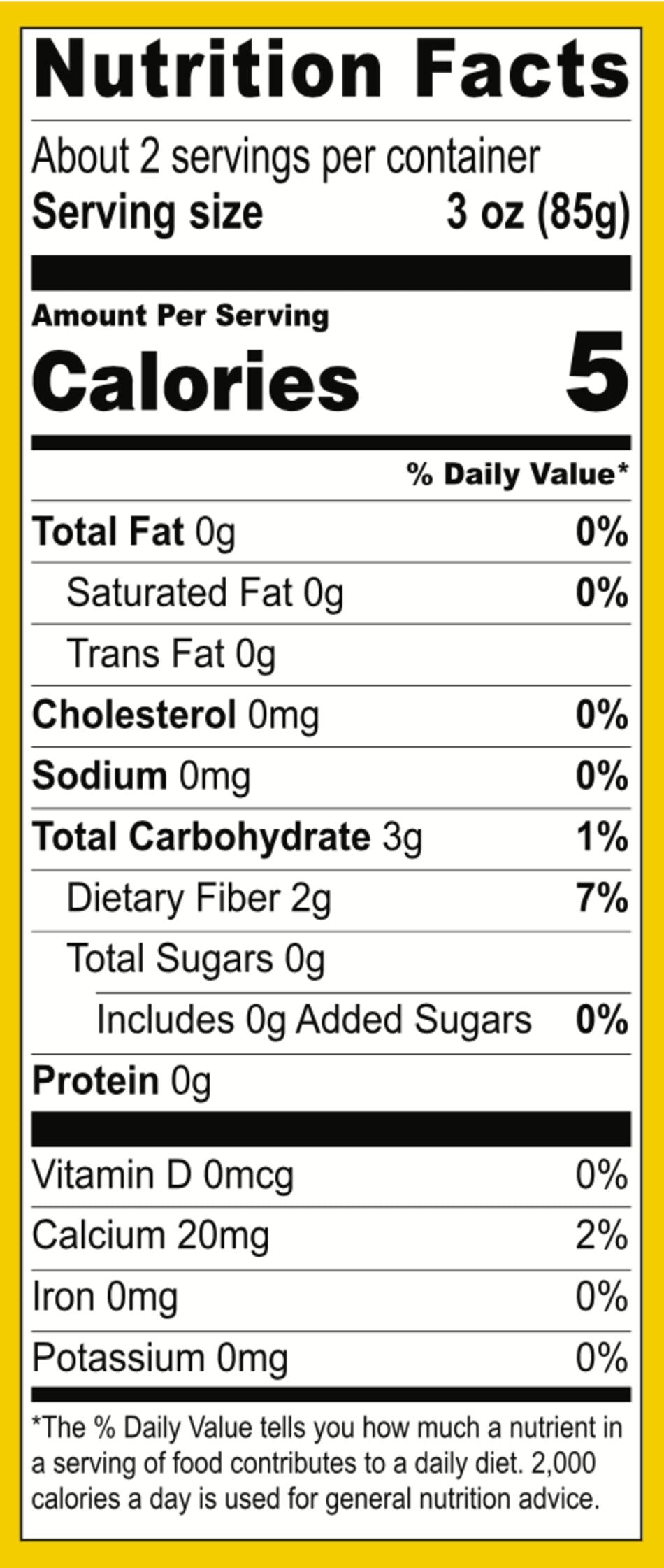 Nutritional Information