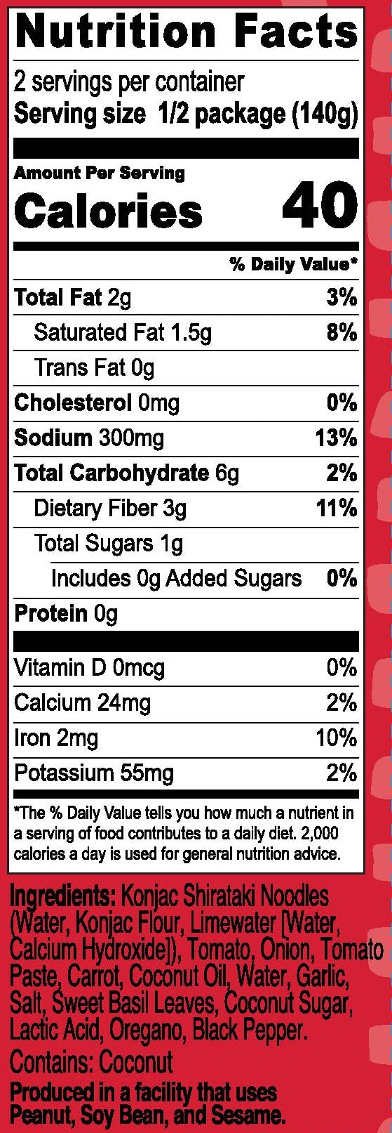 Nutritional Information