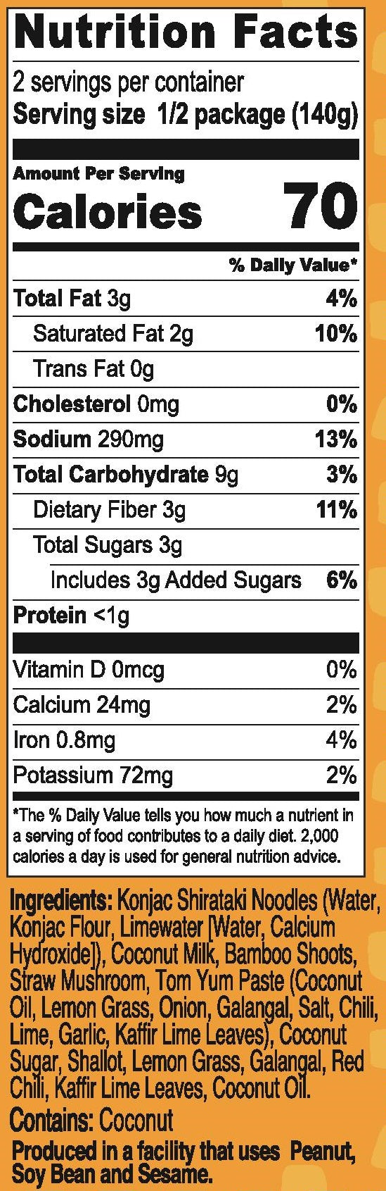 Nutritional Information