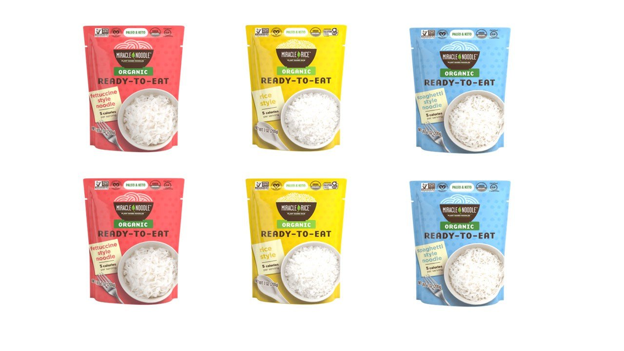 Image of 6-Pack Variety Sampler: Ready Noodle Organic Fettucine, Ready Noodle Organic Rice & Ready Noodle Organic Spaghetti