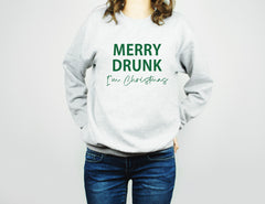Merry Drunk I'm Christmas Funny Christmas Jumper Sweater