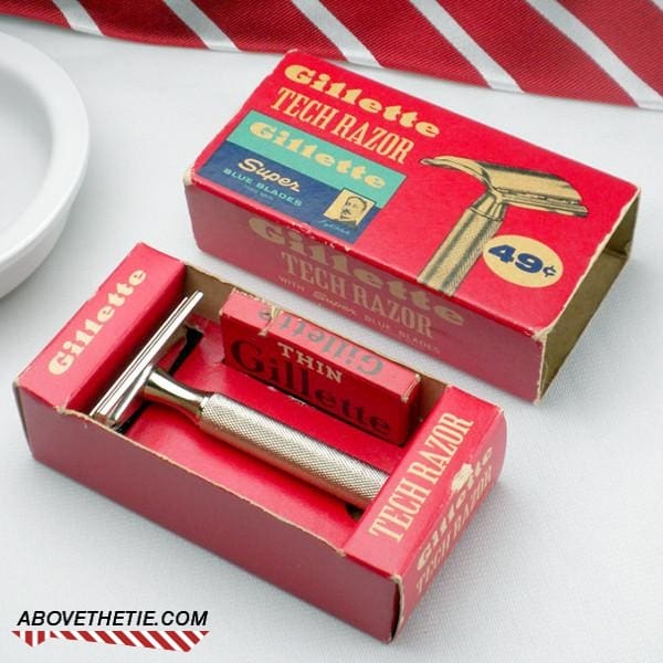 Gillette Tech Ball Tip Case 1961 Above The Tie