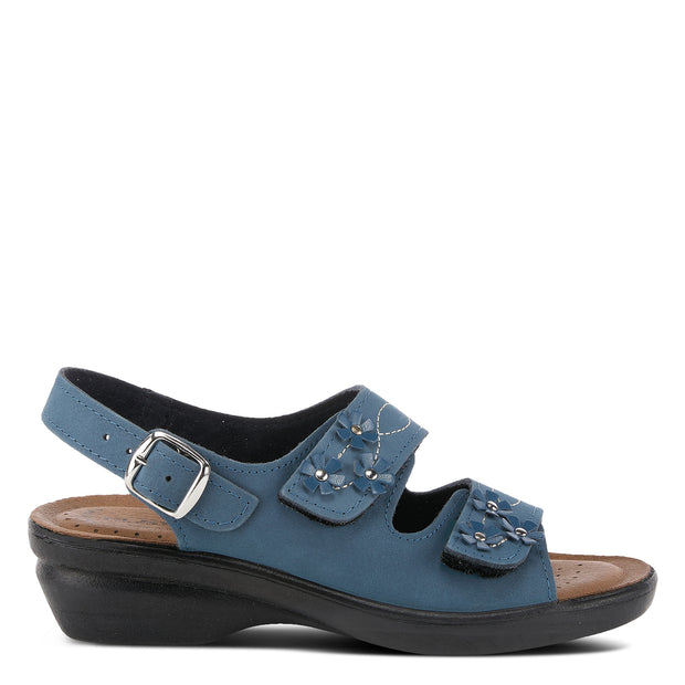 BLACK CERI SANDAL by FLEXUS – Spring Step Shoes