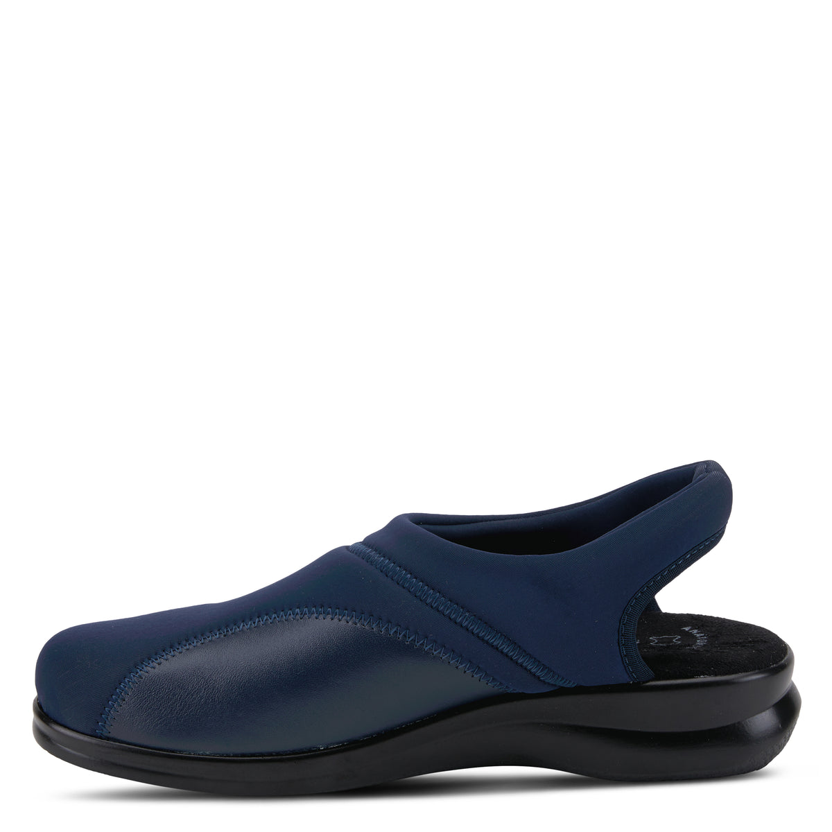 BLACK FLEXIA CLOSED TOE SLING BACK by FLEXUS – Spring Step Shoes