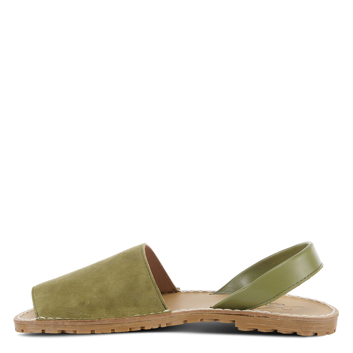OLIVE SUEDE OPHELLIA SLINGBACK SANDAL by AZURA – Spring Step Shoes
