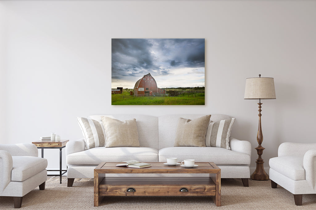 Barnhouse Storm | Canadian Prairies Art Print | J² Studios