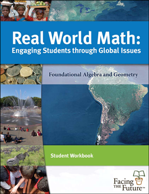 Real World Math, Global Sustainability Curriculum Student Workbook for Grades 6 to 12