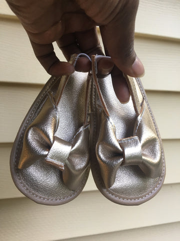 infant leather sandals