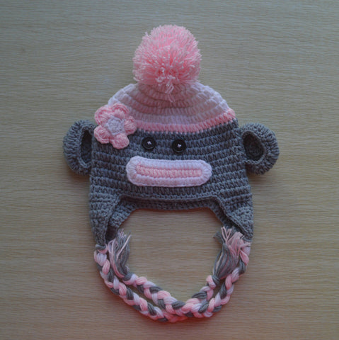 pink sock monkey