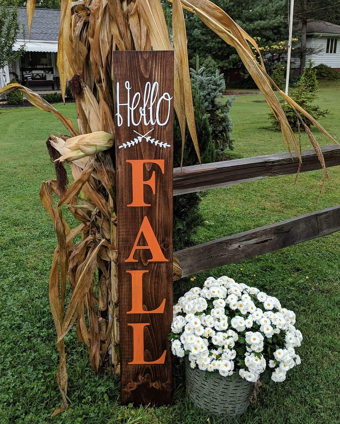 Hello Fall Porch Sign | Alex in Aurora