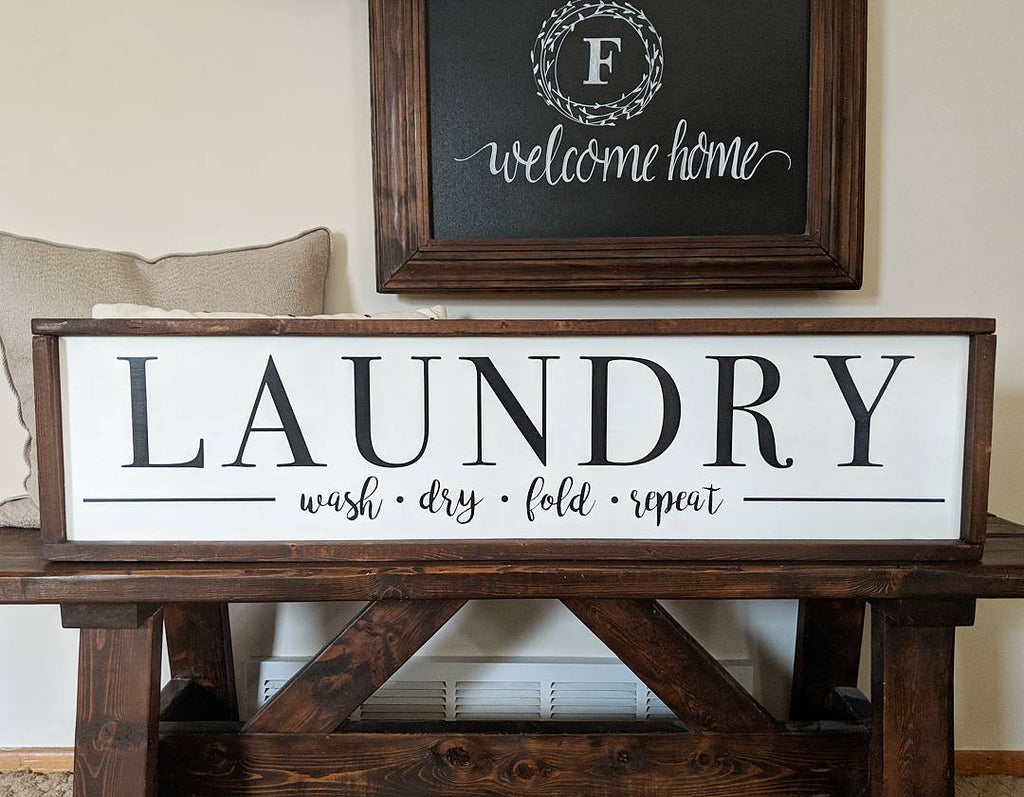 Framed Laundry Room Wood Sign Alex In Aurora   IMG20180226093943709 1024x1024 