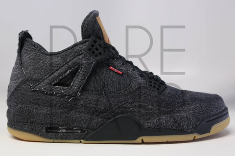 black denim jordan 4