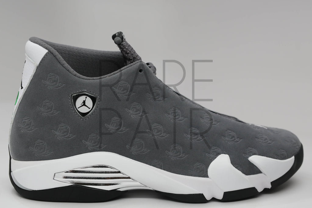 jordan 14 grey suede