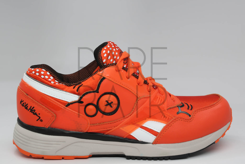 reebok pump running dual x keith haring