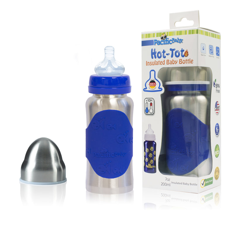 silver feeding bottle for baby