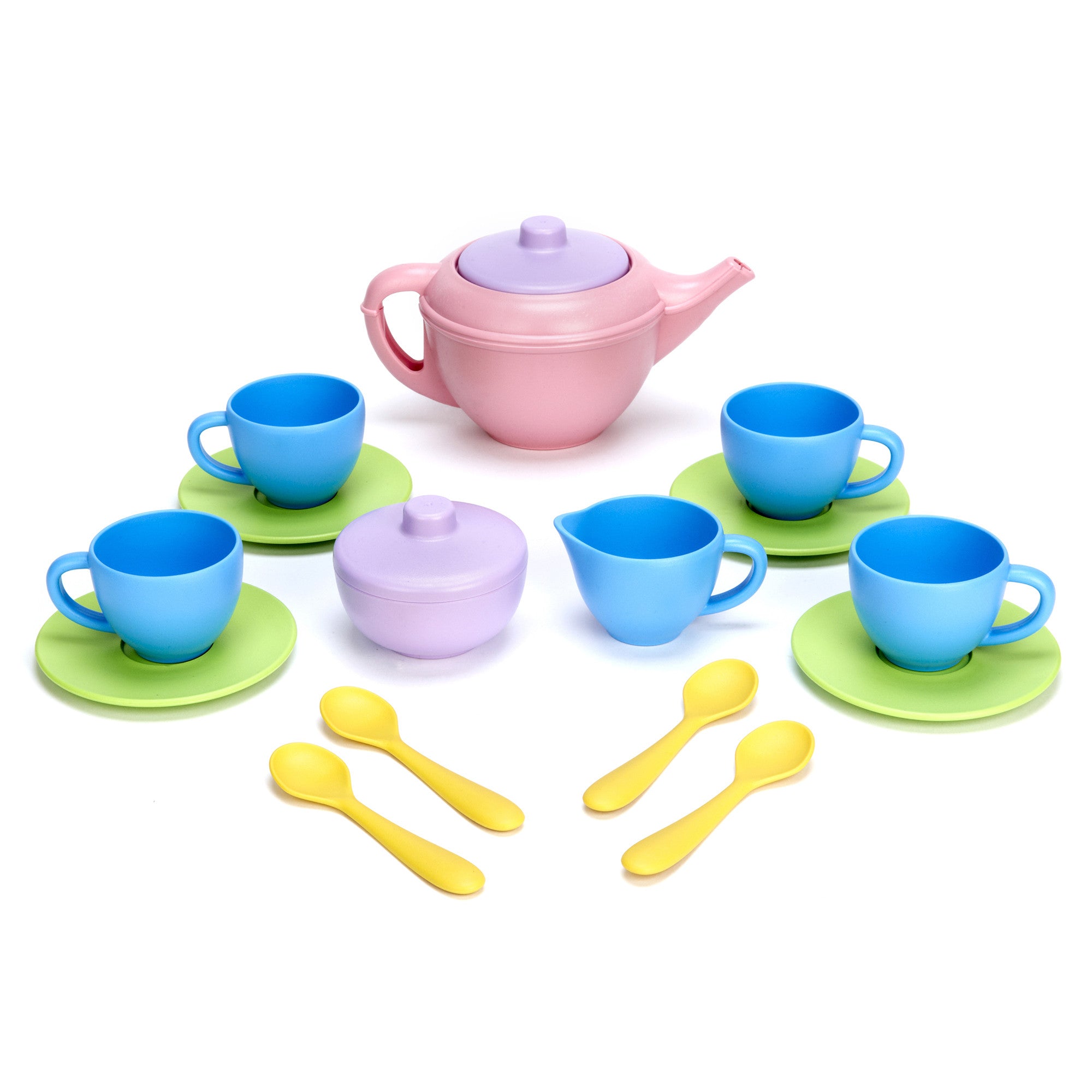 play with a tea set