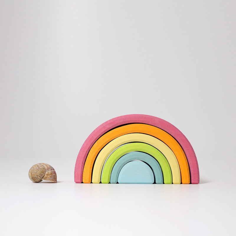 Grimms Rainbow - Wooden Rainbow Toys - Little Earth Nest