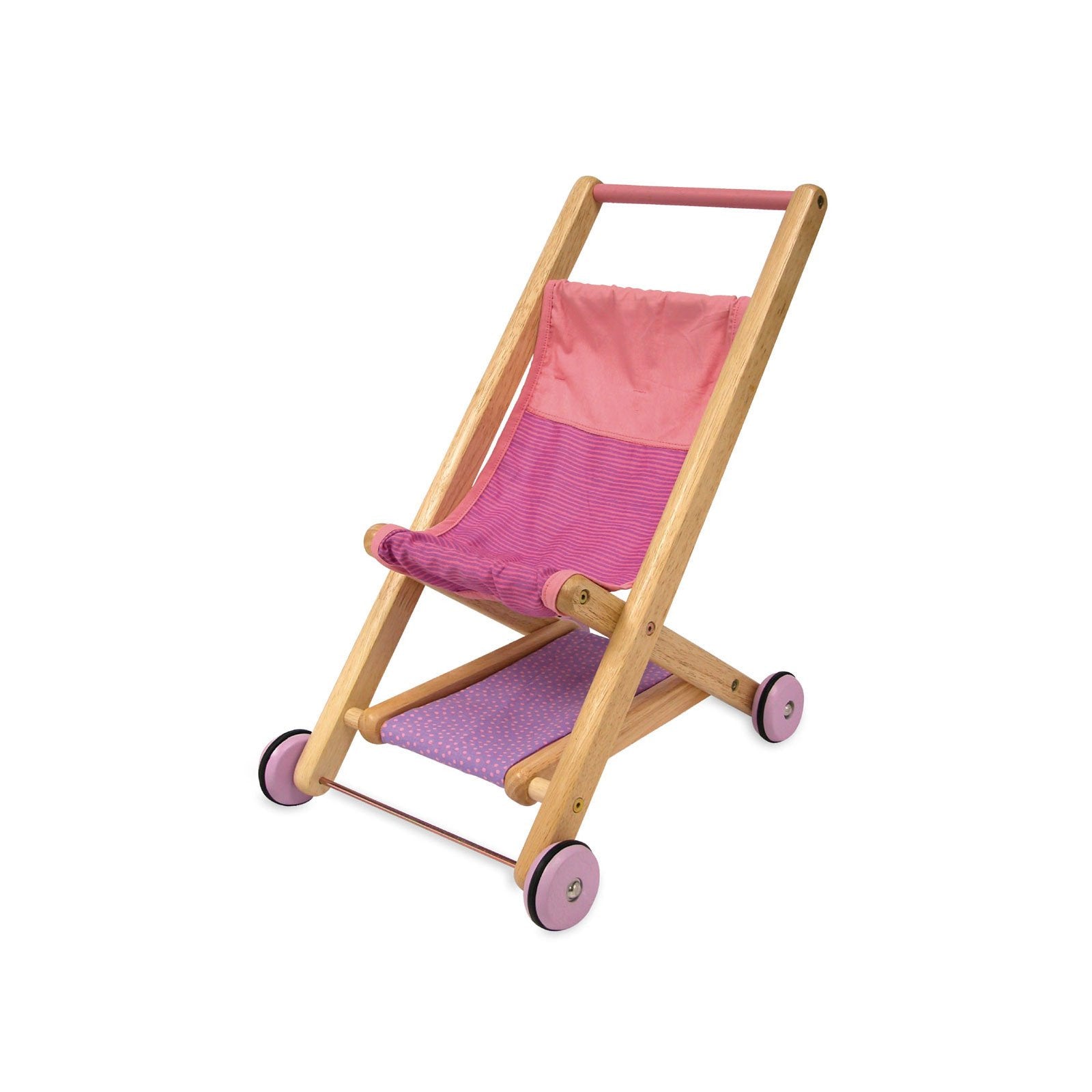 wooden stroller toy