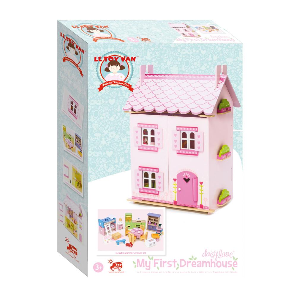 Le Toy Van My First Dream Doll House With Furniture Little Earth