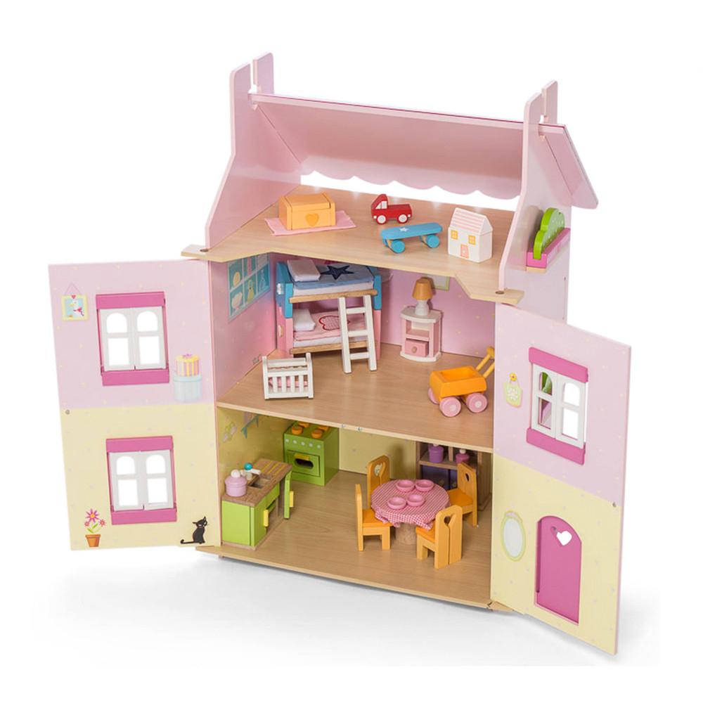 Le Toy Van My First Dream Doll House With Furniture Little Earth