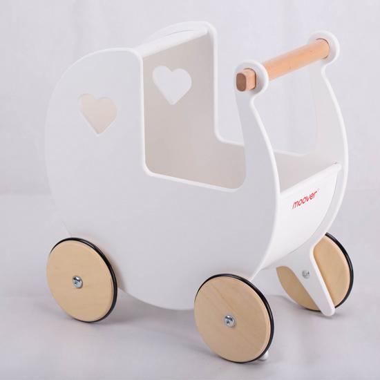 little town wooden pram