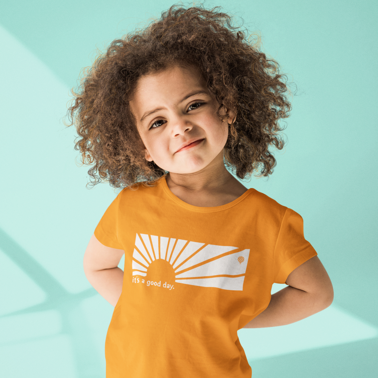 orange t shirt for girls