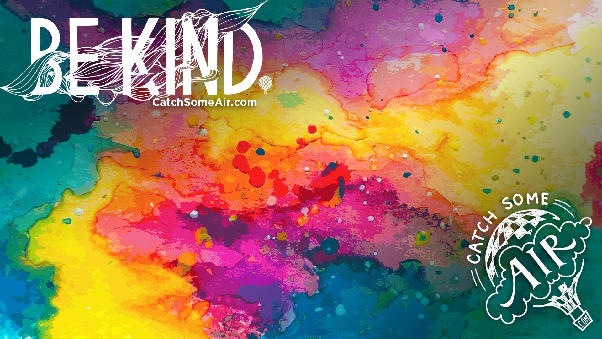 BE KIND | zoom background [FREE DOWNLOAD!] - Catch Some Air®