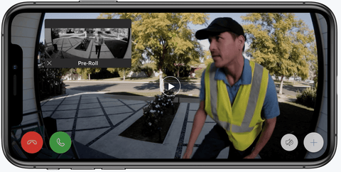 ring doorbell 3 pre roll feature