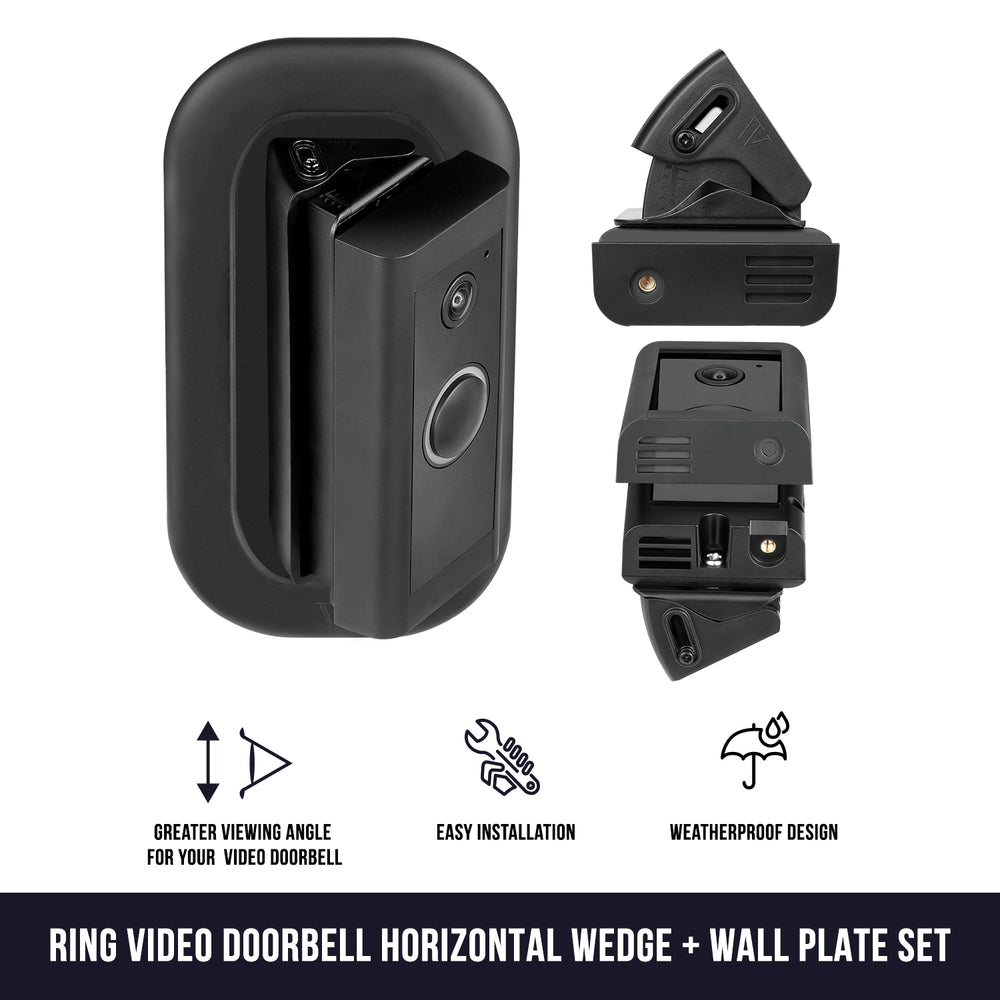 Eufy Doorbell 90 Degree Swivel Mount Adjustable Tilting Bracket. for Eufy  Wired / Eufy Wireless. for Perpendicular Side Wall Installation 