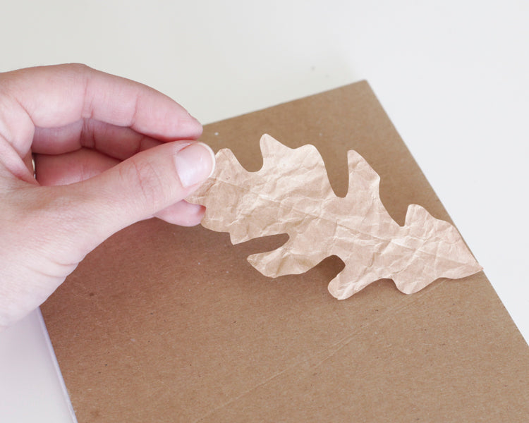 Paper Oak Leaves and Acorns Tutorial