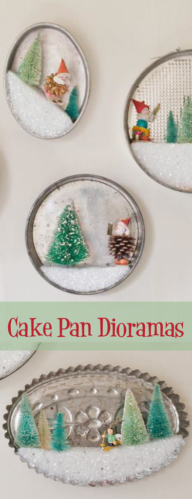 Christmas Craft Tutorial: Make a Retro Cake Pan Diorama! – Smile
