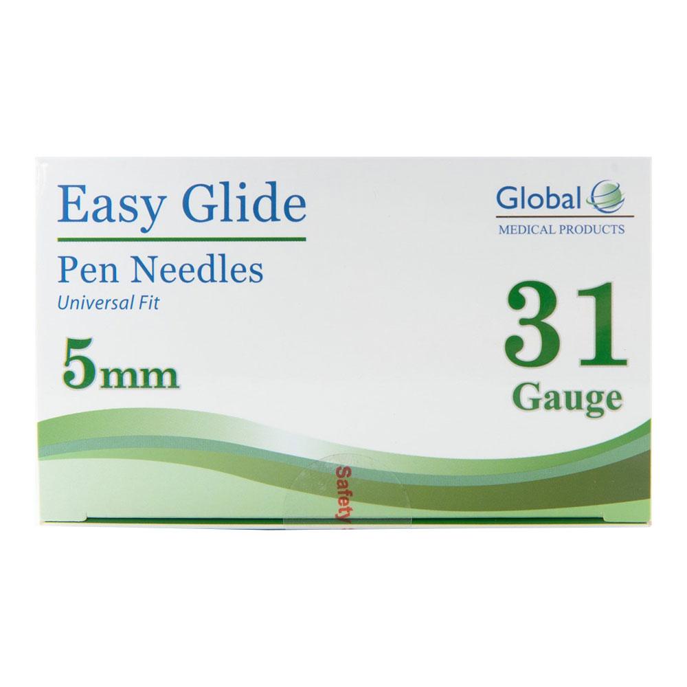 Easy Glide Pen Needles 31g X 5mm Ample Medical