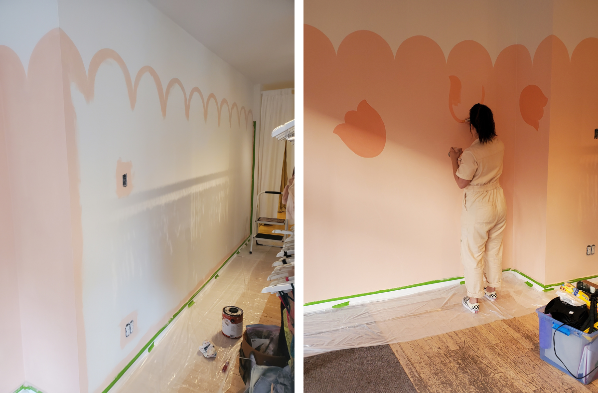 Forty Winks Mural by Anne Weatherhead Design