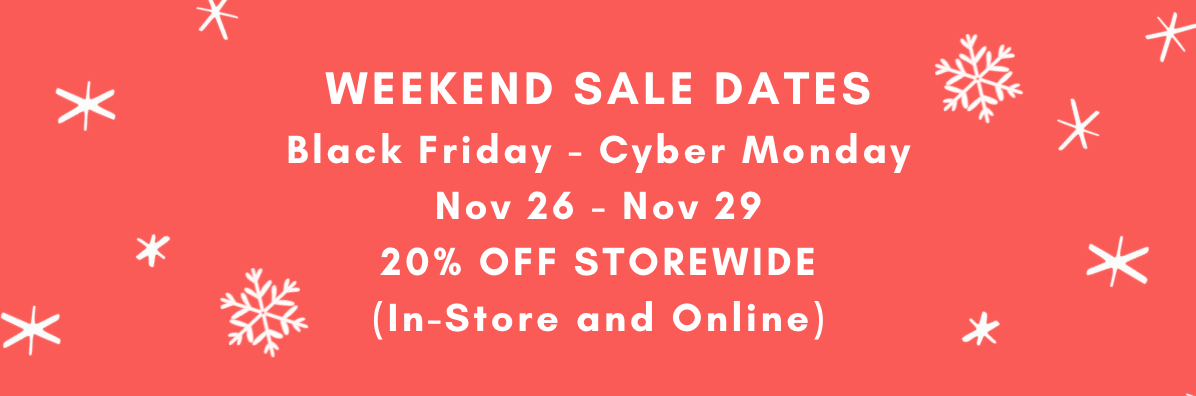 Black Friday Save 20%