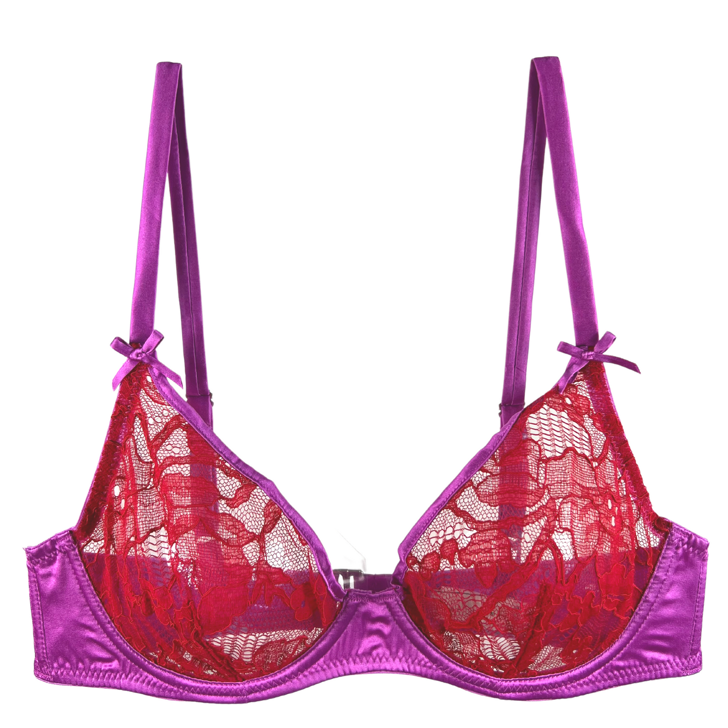 NEW Victoria's Secret PINK Hibiscus Lace Cage Back Bra Cutout