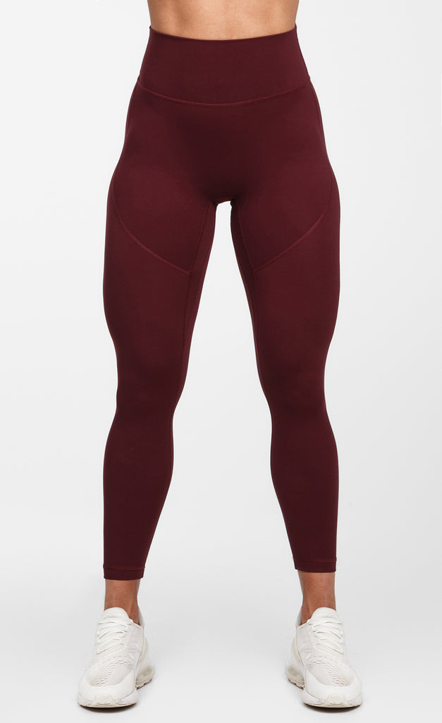 maroon leggings