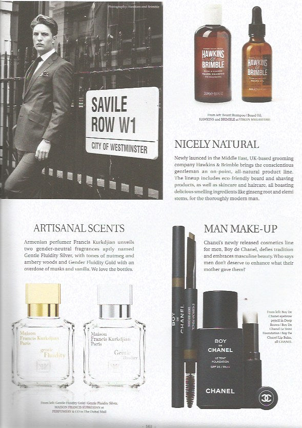 MOJEH Men Grooming Guide Hawkins and Brimble Bartshampoo und Bartöl