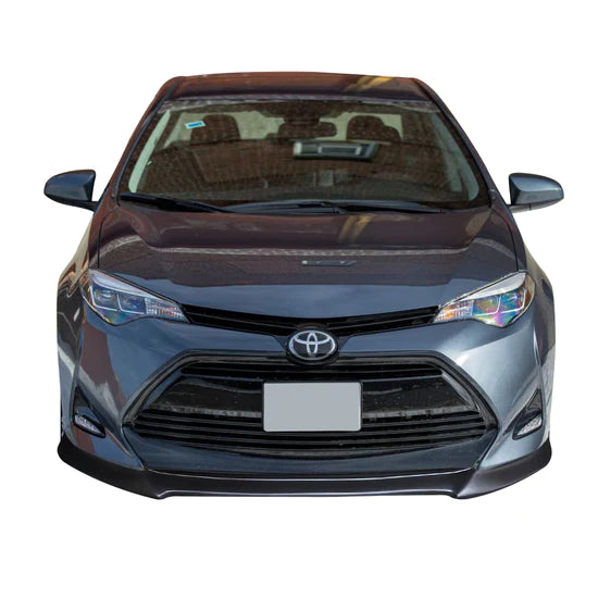 Front Lip 2014-2016 Toyota Corolla LE/L Glossy Black 3PC Front