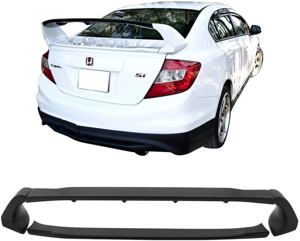 Spoiler 2006-2011 Honda Civic Sedan 4 door Mugen RR Style Spoiler