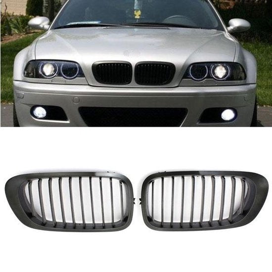 BMW E60 M5 5 Series Rear Window Louver Sunshade Spoiler Grills