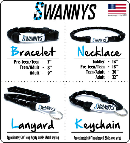 Swannys Size Chart