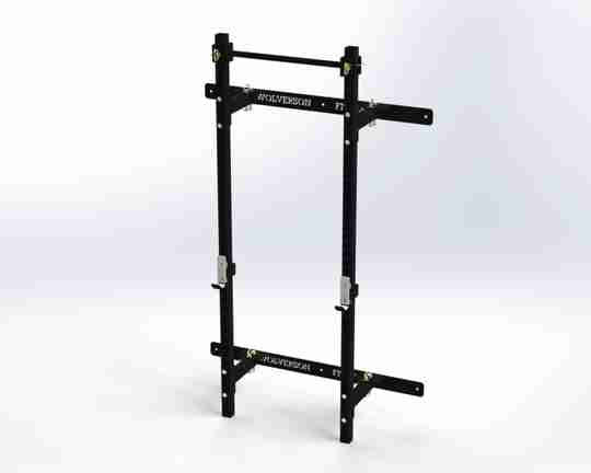 Compact folding rack