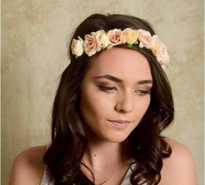 bridesmaid flower headband