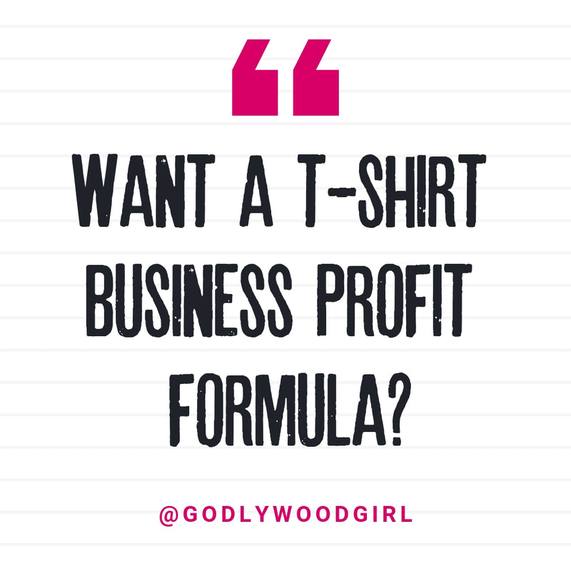 t shirt business income